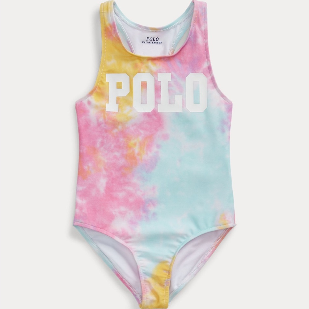 Polo Ralph Lauren Toddler Girl The Dye Swimming Bathing Suit One Piece Size 2/2T